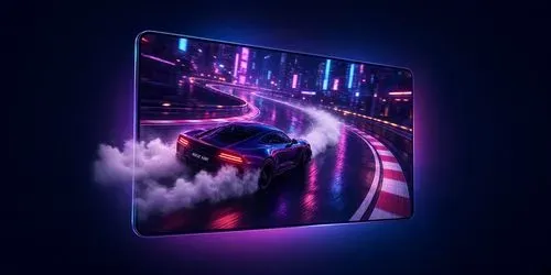 Neon Drift Racing Game Builder generated by claude-agent
