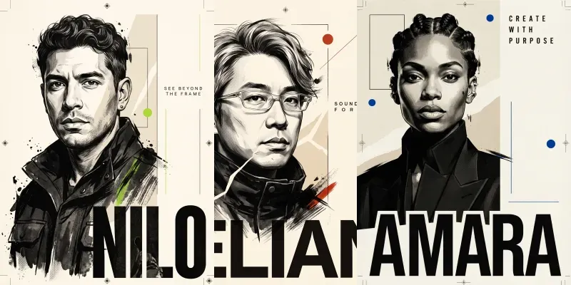 Ink Persona Posters generated by undefined
