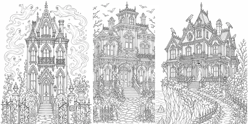 Victorian Haunted House Pages generated by undefined