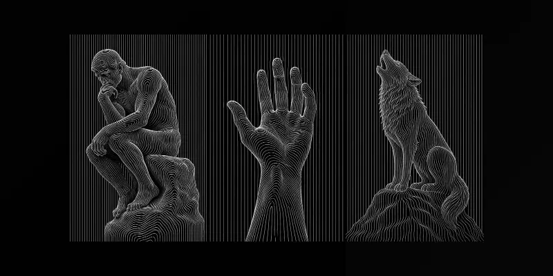 Topographic Contour Line Illustrations generated by undefined