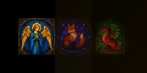 Stained Glass Art Generators generated by chatgpt-image