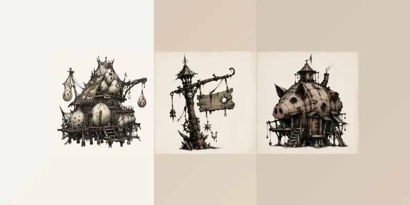 Gothic Survival Game Architectures generated by undefined