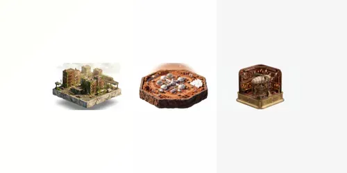 3D Isometric Miniature Dioramas generated by gemini-image