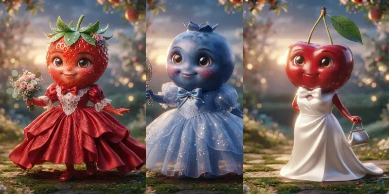 Anthropomorphic Fruit Fashion Collections generated by undefined