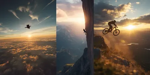 Extreme Sports Photography generated by leonardo