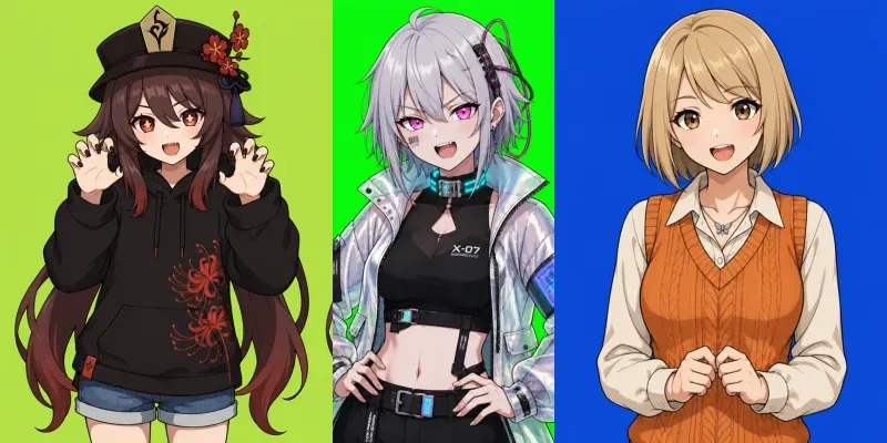 Visual Novel Character Generator generated by undefined