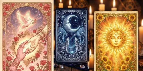 Mystical Tarot Card Art generated by gemini-image