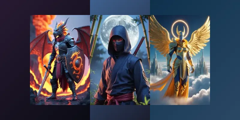 Stylized 3D Render Characters generated by undefined