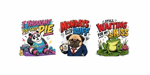 Quirky Vector Comic Characters generated by chatgpt-image