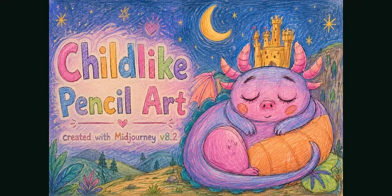 Childlike Pencil Art generated by undefined