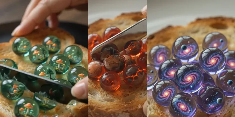 Trending Glass Ball Toasts ASMR generated by undefined