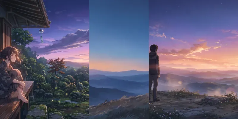 Twilight Anime Aesthetic Art