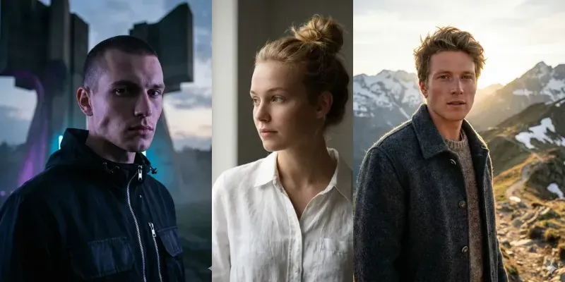 Ultra Realistic Cinematic Editorials generated by undefined