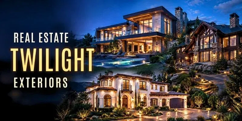 Photoreal Real Estate Twilight Exteriors generated by undefined