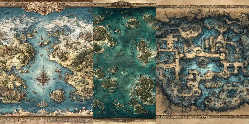 Dnd Campaign Map Art Generator generated by undefined