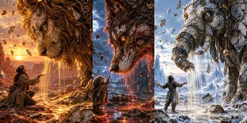 Clockwork Time Giants generated by chatgpt-image