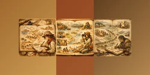 Storybook Travel Map Illustration Art generated by chatgpt-image