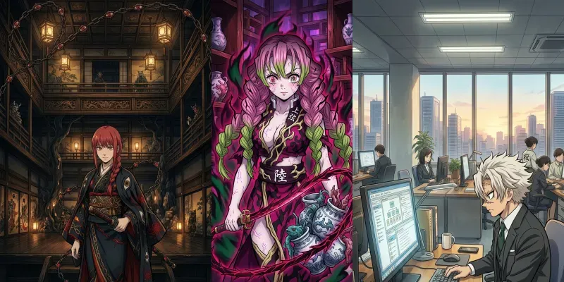Demon Slayer Style Anime Generator generated by undefined