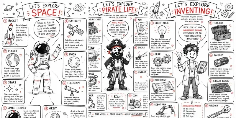 Creative Visual Learning Posters generated by undefined