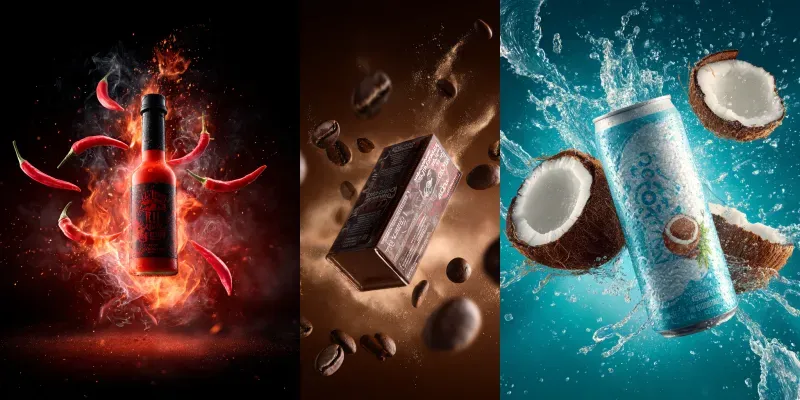 Levitating Product Ingredient Ads generated by undefined