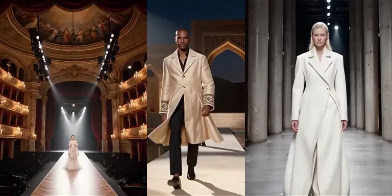 Cinematic Fashion Runway Video Generator generated by undefined