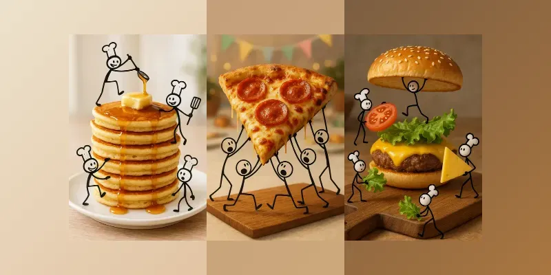 Stick Figure Snacks Real Foods generated by undefined
