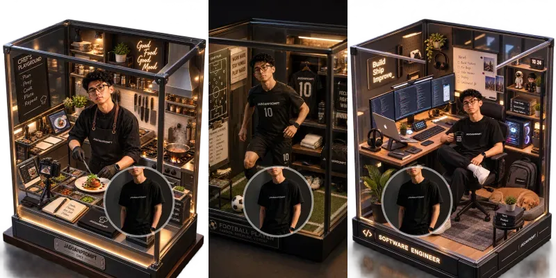 3D Miniature Occupation Dioramas generated by undefined
