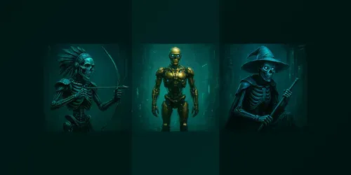 Science Fiction Digital Illustrations generated by chatgpt-image