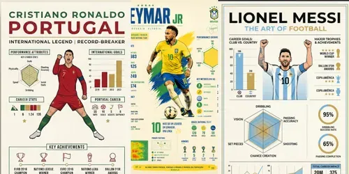 World Cup Player Infographic Posters generated by chatgpt-image
