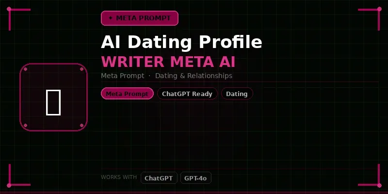 Dating Profile Writer Meta Ai generated by undefined