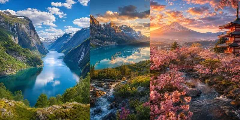 Ultimate Beautiful Place Scene Generator generated by undefined
