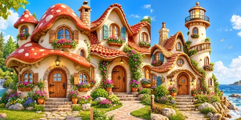Whimsical Storybook Dream Houses