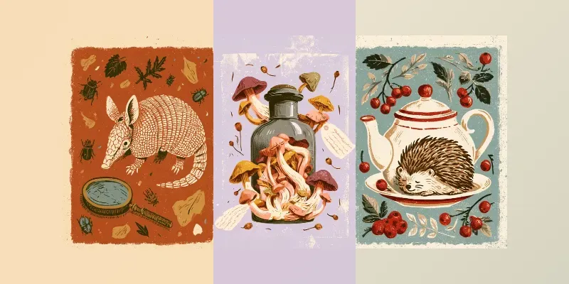 Curious Cabinet Art Prints generated by undefined