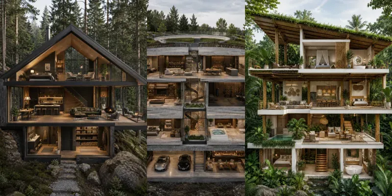 Architectural Cutaway Creators generated by undefined