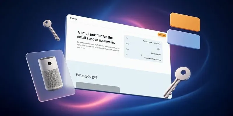Single Product Conversion Landing Page
