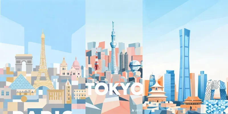 Urban Geometry Posters generated by undefined