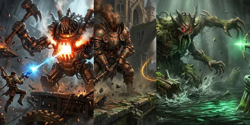 Aaa Dark Fantasy Boss Battle Art generated by undefined