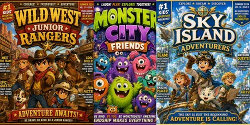 Cartoon Magazine Cover Collections generated by chatgpt-image