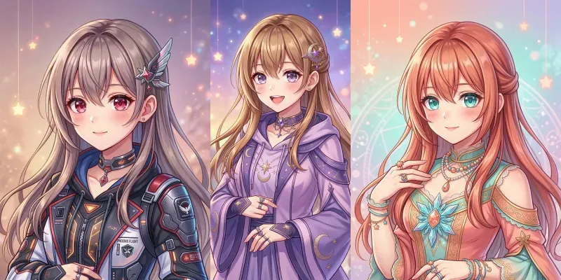 Modern Anime Girl Portrait Generator generated by undefined