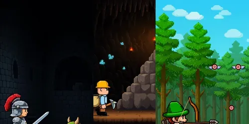 Pixel Art Game Scene Generator generated by grok-video