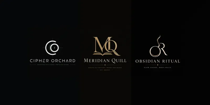 Luxury Monogram Wordmark Identity Logos generated by undefined
