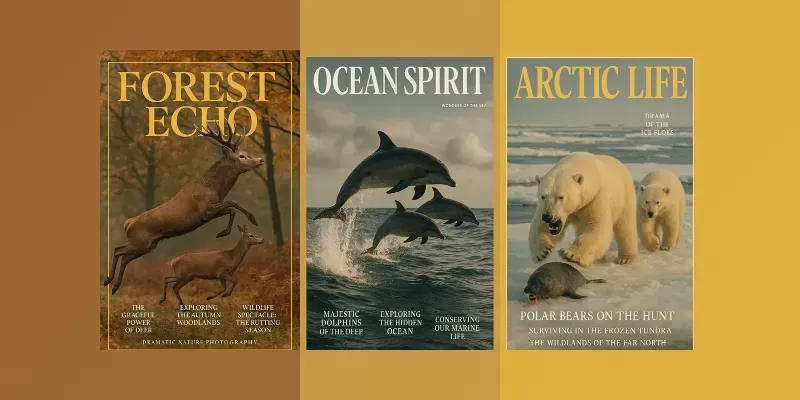 National Geographic Style Magazine Covers generated by undefined