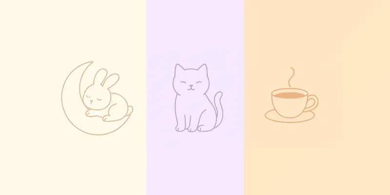 Minimal Pastel Animal Stickers Clean L generated by undefined