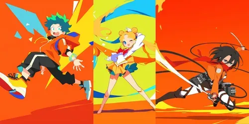 Anime Dynamic Visual Flair generated by midjourney