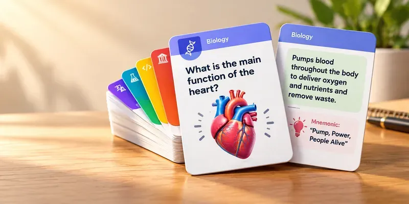 Educational Flashcard Learning Sets