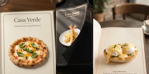 Menu Magic Food Reveals generated by grok-video