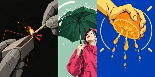 Graphic Freezeframe Posters generated by chatgpt-image