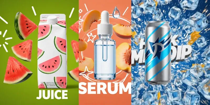 Vibrant Pop Art Product Ads Videos generated by undefined