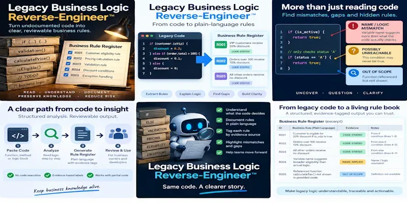 Legacy Business Logic Reverseengineer