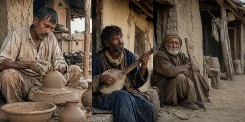 Soulful Rural Life Portraits generated by chatgpt-image
